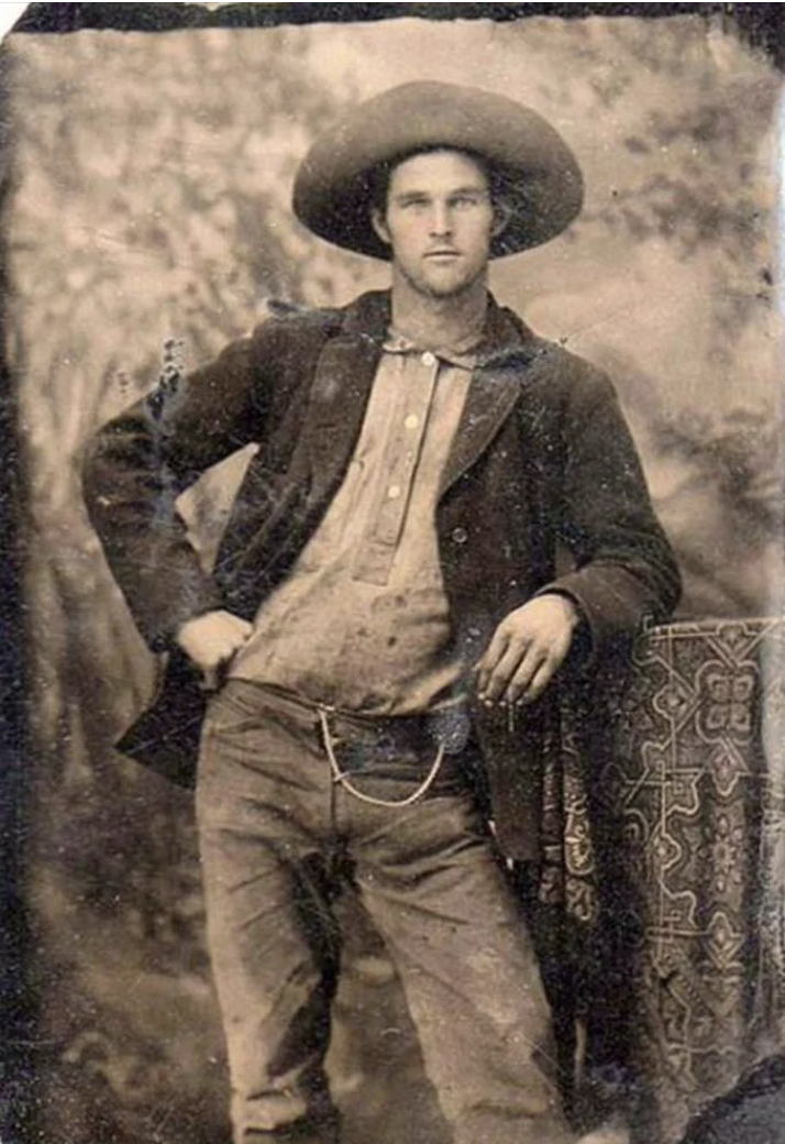cowboy tintype